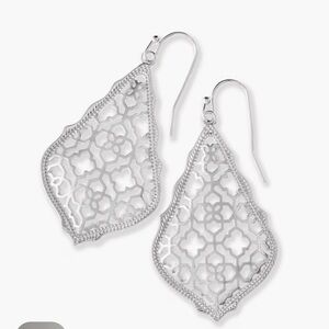 Kendra Scott Silver Filigree Earrings